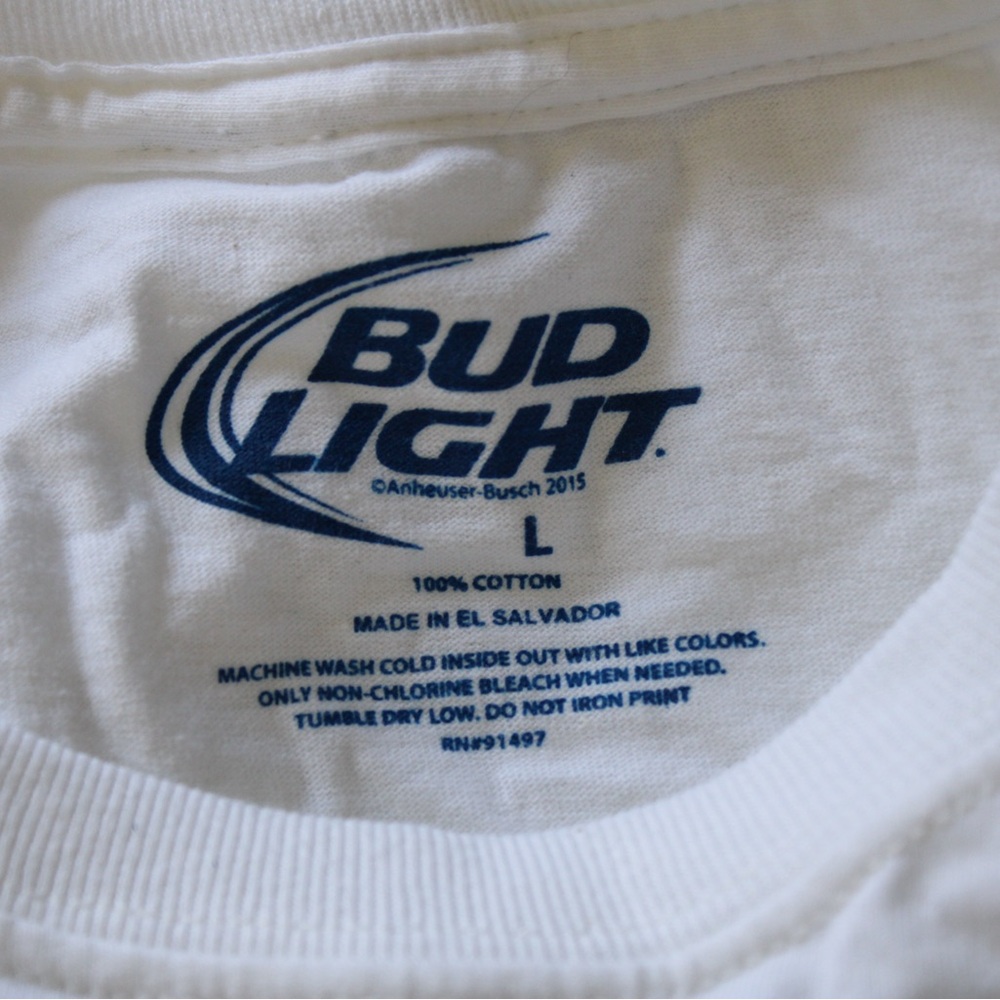 BUD LIGHT "I LIKE BEER" Men's T-shirt - Picture 3 of 3
